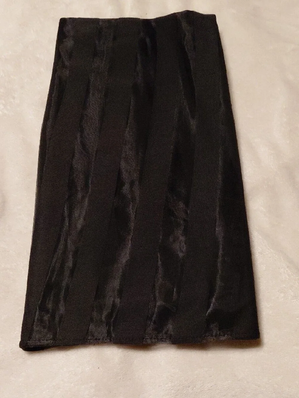 Source Unknown Black Sheer Striped Scarf Wrap